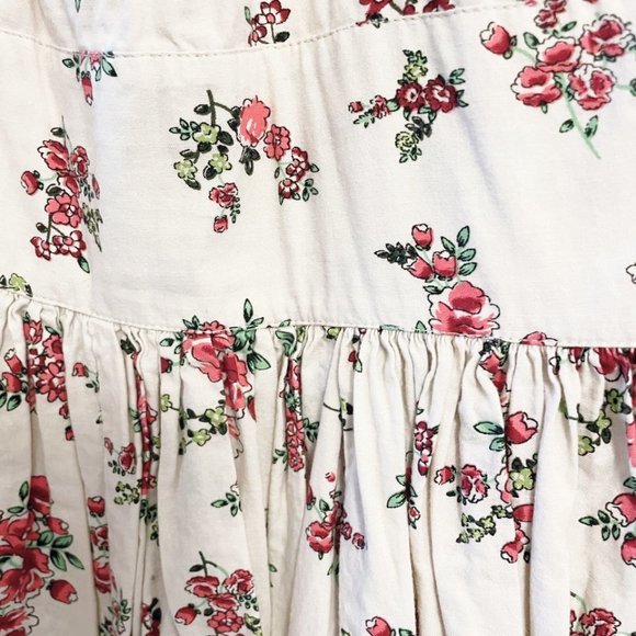 Sweet Floral Vintage Cottagecore A-Line Dress - Picture 4 of 4